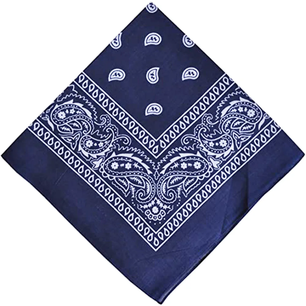 Wholesale Custom Paisley Hip Hop Bandana Scarf Long Wallet-Length for Outdoor Riding & Mask Use Bandana on Sale