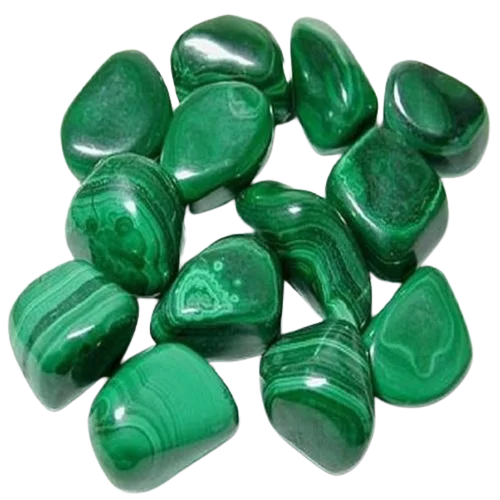 Buy Mew Malachite Tumble Stone with Natural Polished Green Malachite Tumble Stone For Multi Purpose Uses Stone