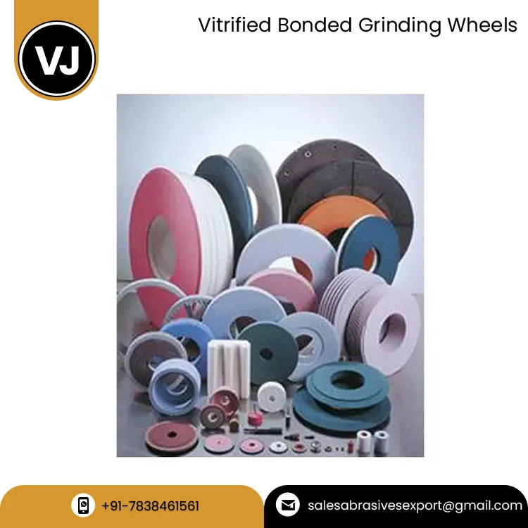 Indian Exporter of Superior Quality Dish Shape Aluminum Oxide Abrasive Tool Vitrified Bonded Abrasive Grinding Wheels