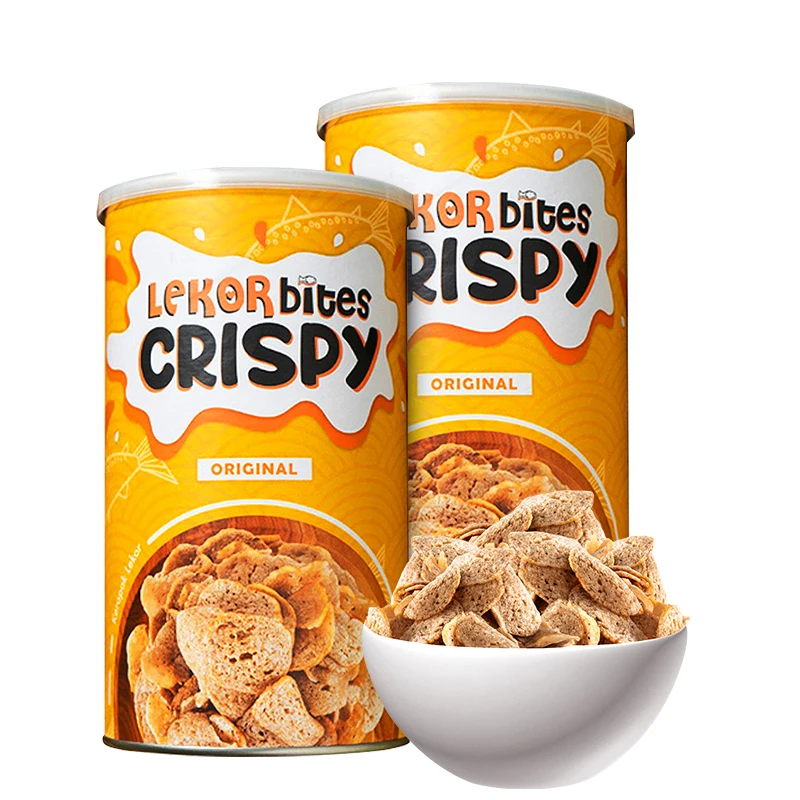 Hottest Seller Lekor Bites Crispy 200g Original Flavor Nutrients For A Crunchy Yet Healthier and Less Greasy Snack