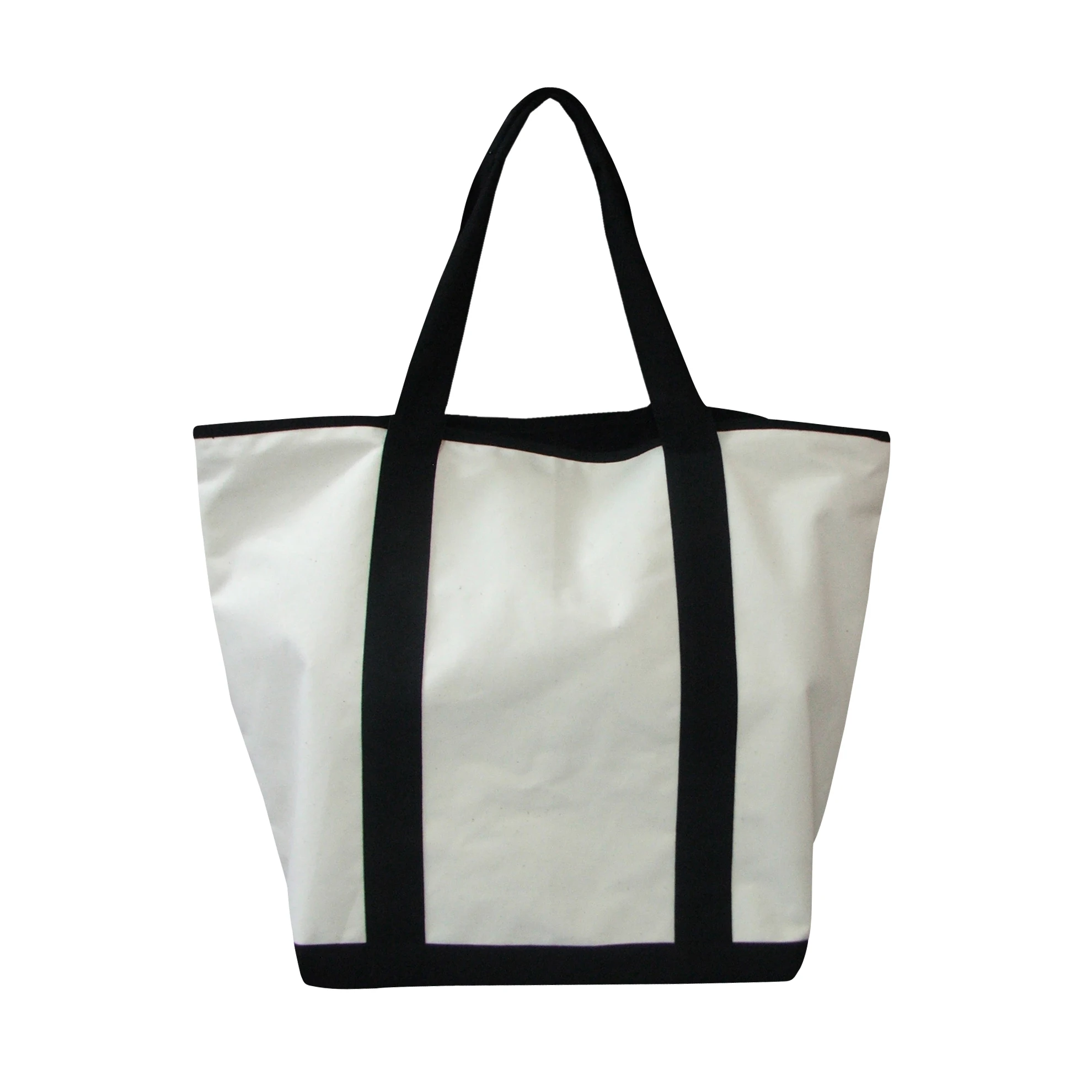 Customized Canvas Cotton White Beach Bag For Summer Vacation Available In Multi Colors