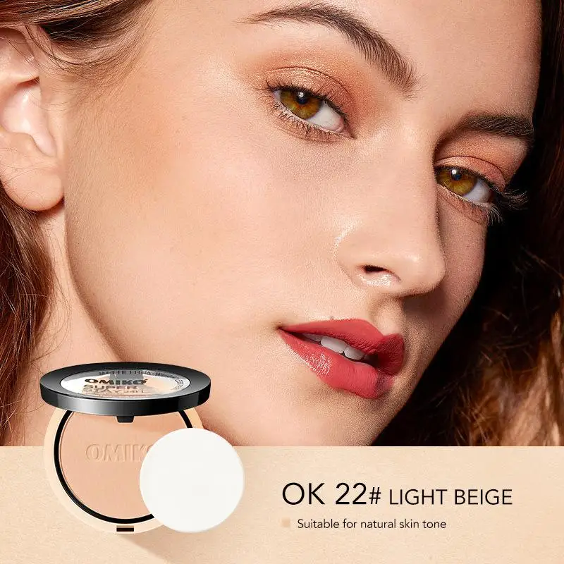 Makeup full Coverage Waterproof Face Pressed Compact Powder