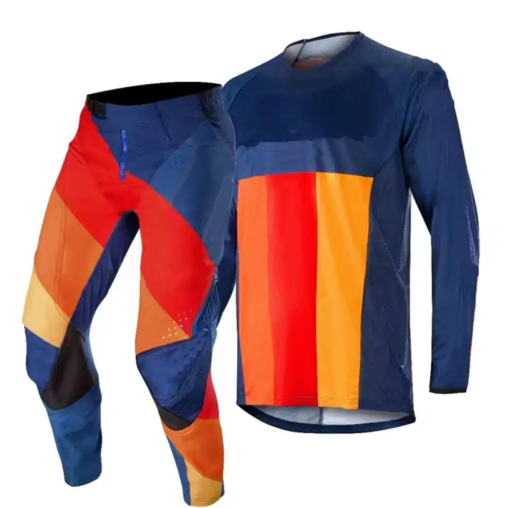 Wholesale Combo Unisex Motocross Riding Suit Downhill BMX DMT Motocross Suit Motocross Racing Riding Jersey Pants