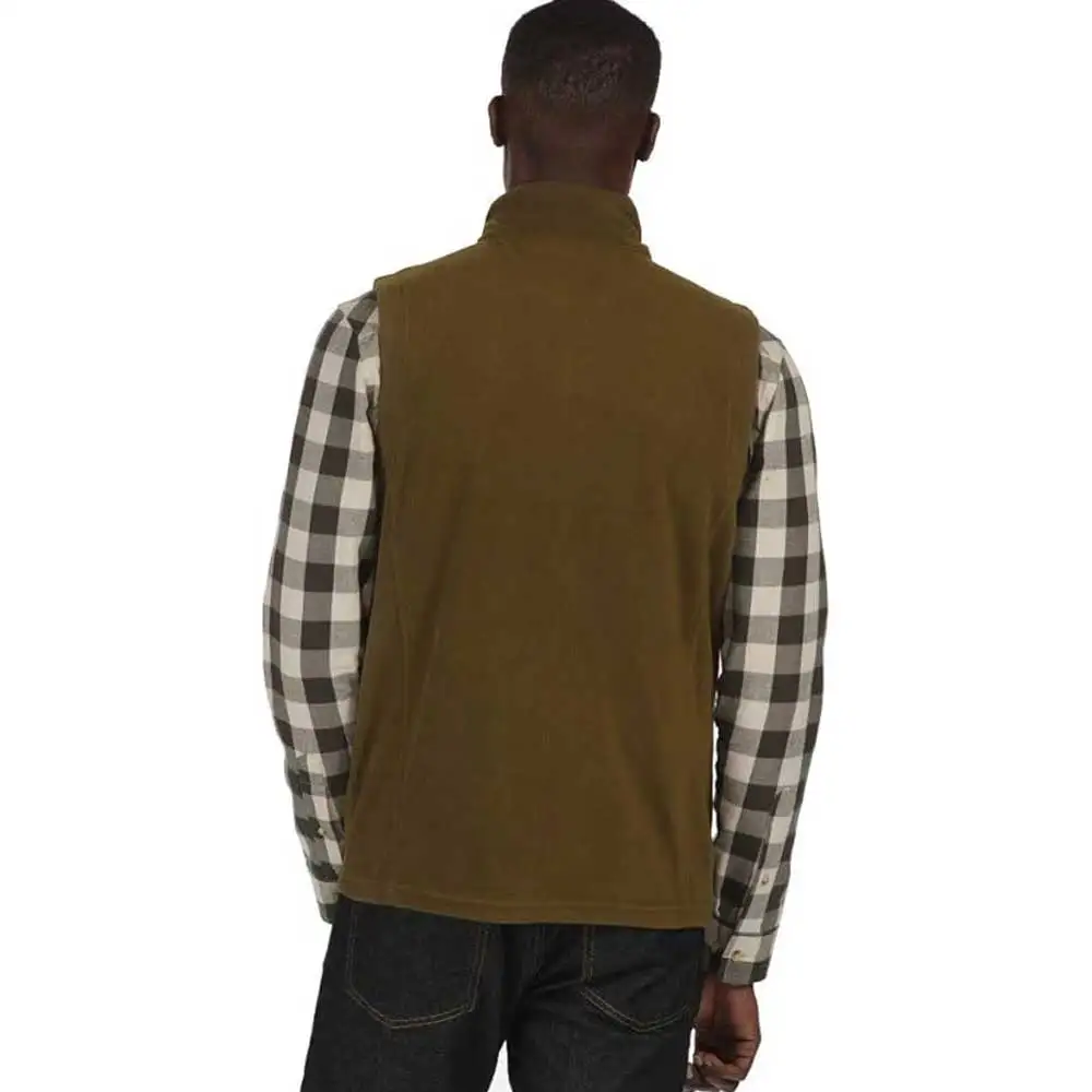2024 New High Quality OEM Out wear Breathable Vest Men Fleece Soft Warm Jackets Sleeveless Winter cotton fleece Vest