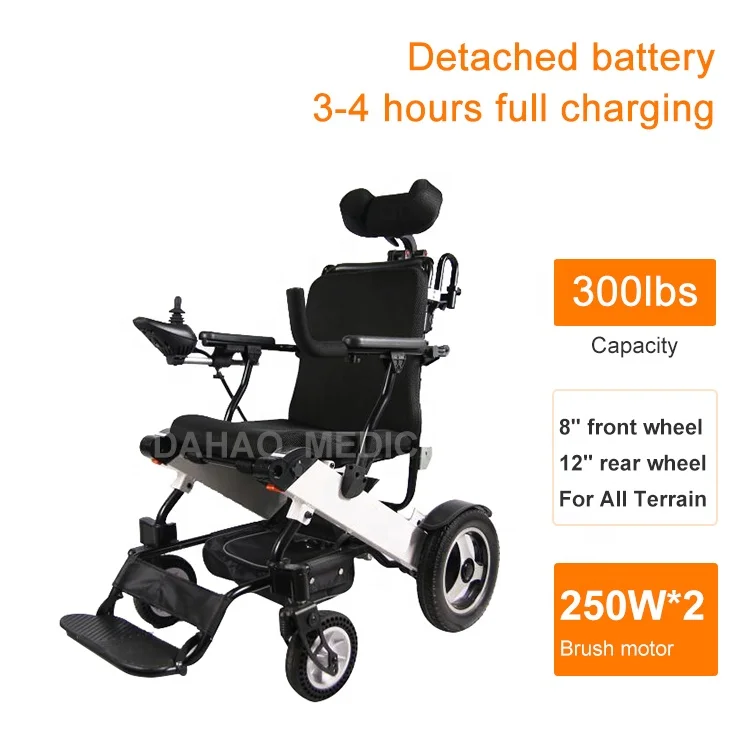 Adjustable Height Cerebral Palsy Electric Wheel Chair Adult High Back Power Folding Motorized Wheelchair