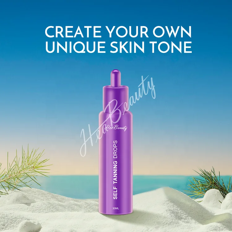 HEABEAUTY Moisturizer Combine Tanning Drops Peptide Tanning Oil Sun Vegan Self Tan Oil