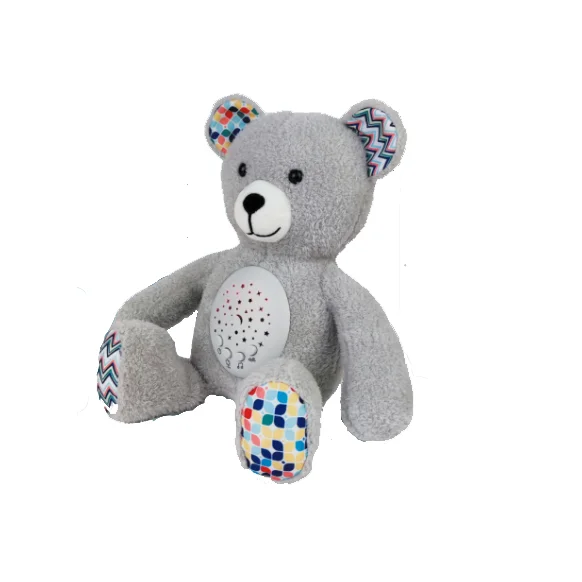 Eco-Friendly Baby Slumber Buddies Cartoon Toy With Projection And Music Sleeping Soothing Toys Bear