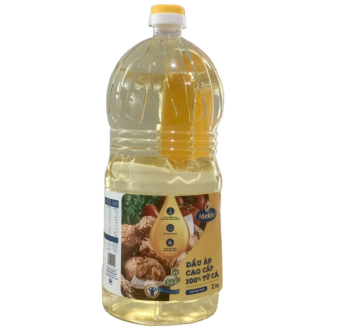 Private Label Factory Supply fish oil refined Food Grade 100% Pure Natural Cooking Oil