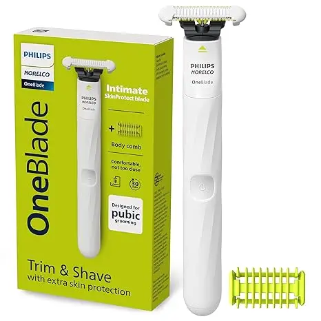Philips -Norelco OneBlade унисекс интимный лобковый и личный грумер триммер для тела QP1924/70
