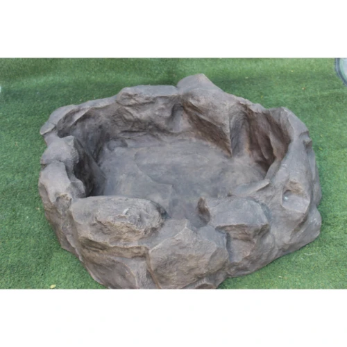 Glossy Color Water Body Good for Fish Fiberglass Shiny Look Resin Ornaments Indoor or Outdoor Garden Pond Stone Look All-season