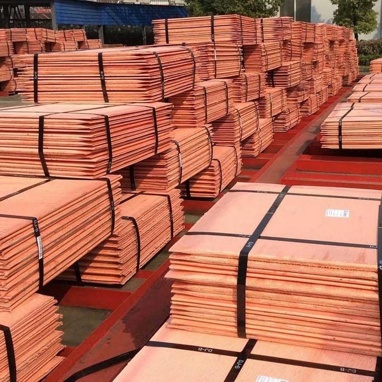 Copper Cathode 99.99% Pure Electrolytic Copper Cathodes