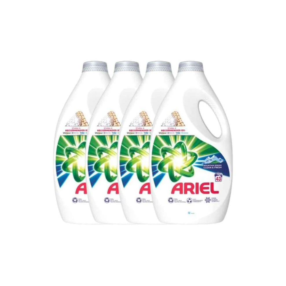 Ariel Washing Liquid Laundry Detergent Colour HD, 4 Litre, 28 Washes (3 x 1.33 L)
