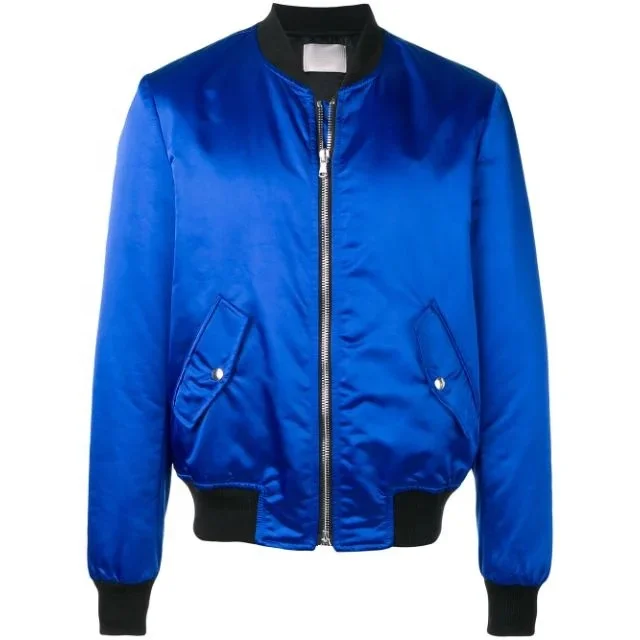 High Quality Custom Women Ladies Bomber Satin Jacket