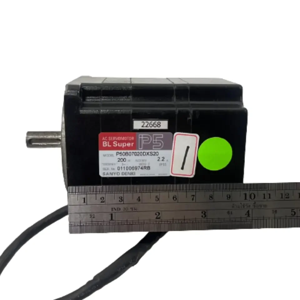 Effortless Shipping Sanyo Denki Bl Super P5 B Motor Black P50B07020DXS20 20A 31A AC Voltage 200V Produce Electronic Components
