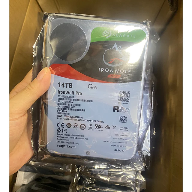 ST10000NE000 10 ТБ жесткие диски для Seagate Iron Wolf SATA 7200 об/мин 3 5 'внутренний жесткий диск сервера Nas ST10000NE0008