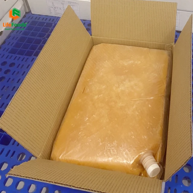 20kg aseptic bag Natural Frozen Passion Fruit Puree seedless / Vietnam supplier
