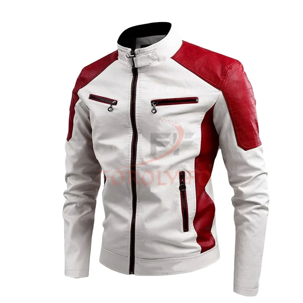 New Stylish Motorcycle Riding Armor Racing Motorbike Leather Jacket Pakistan Made High Quality Motorbike Leather Jacket