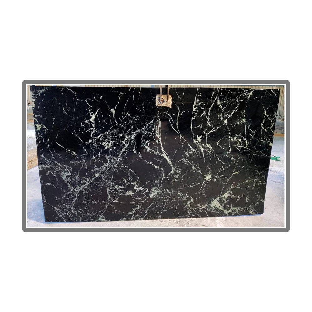 New Factory Direct Low Price  High Quality Spider Green Granite Slabs Green Granite From India