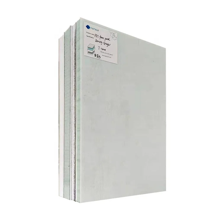 PET foams sandwich panels are new material stuff in composite sandwich panels.Eco-friendly pet acoustic panels high density.