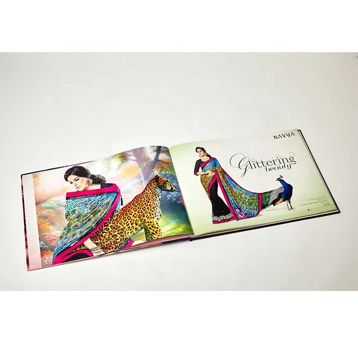 hard cover Wholesale Custom Full Color Catalog Magazine Book Printing Glossy Brochure fashion Printing catalog