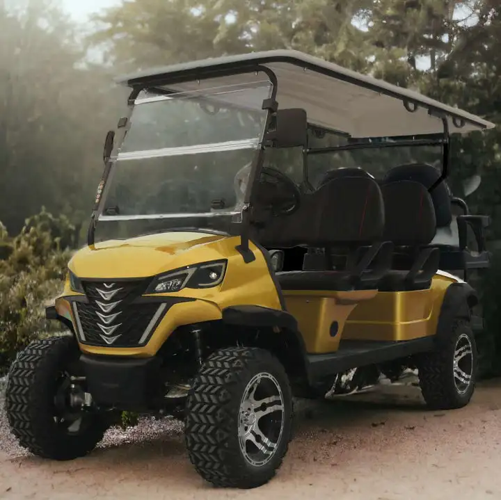 High Quality 4 wheel golf cart electric scooter 4 seater golf cart for sale 3000W motor power 100Ah battery