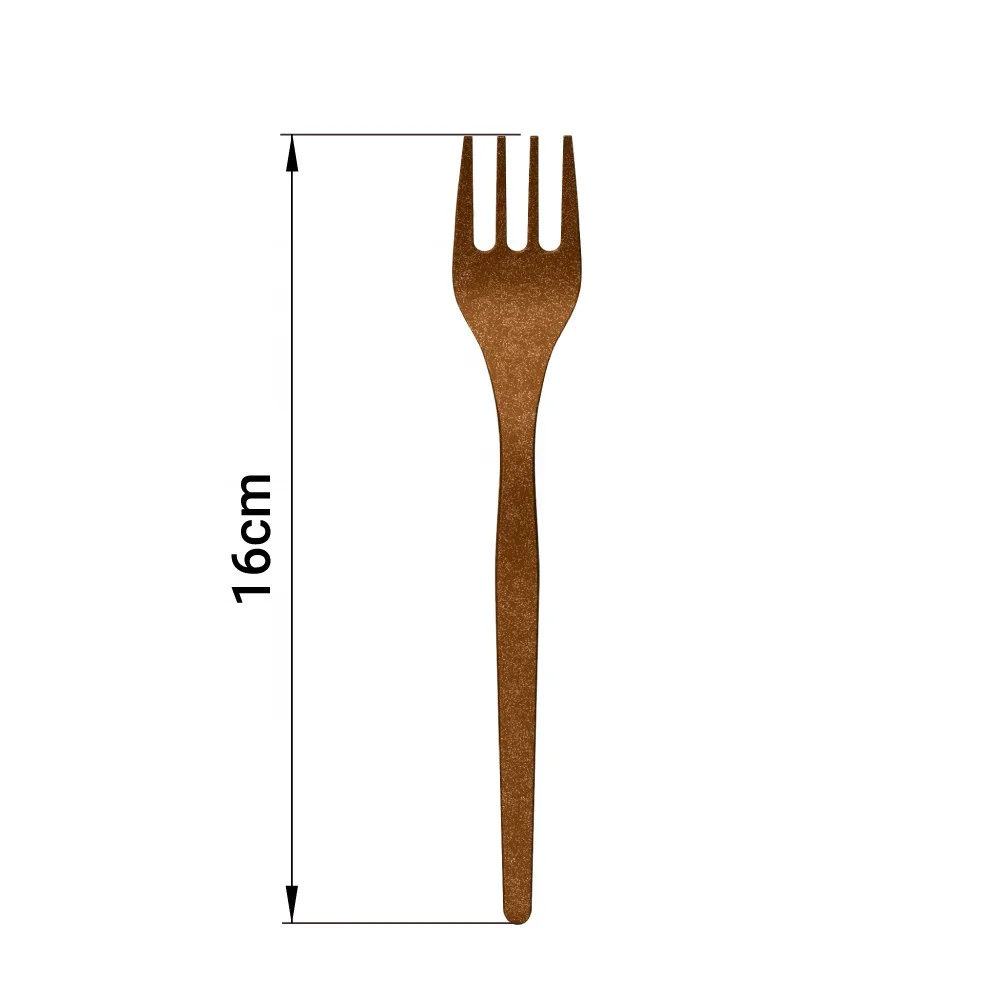 Eco-friendly Knife, spoon, and fork set from AirX wooden-like Cutlery set from Coffee grounds for dishwasher safe