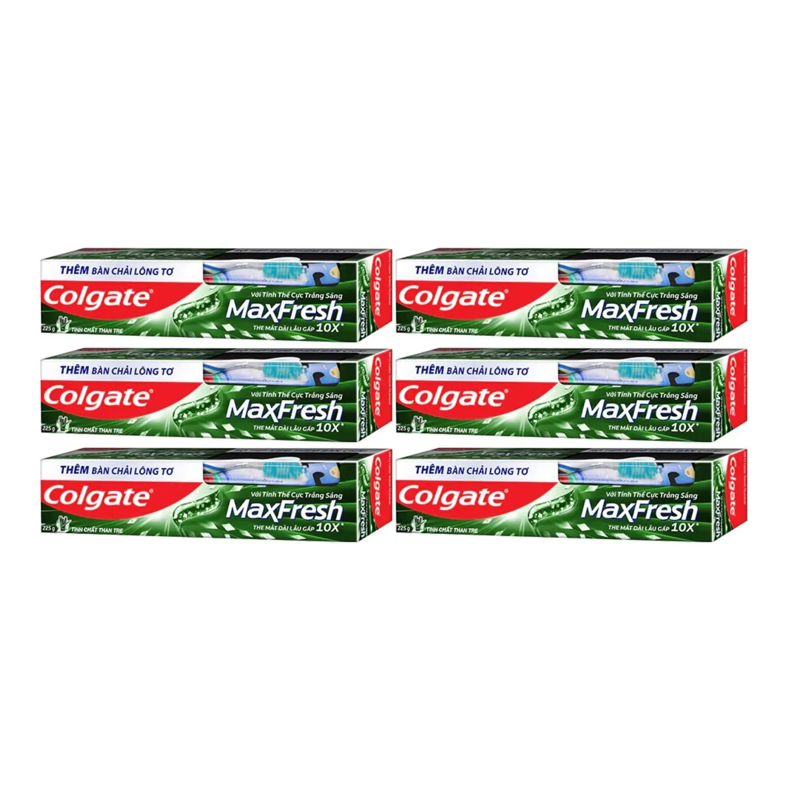 [EXPORT VINA LTD] Colgate Toothpaste 225g Max Fresh Charcoal+TB