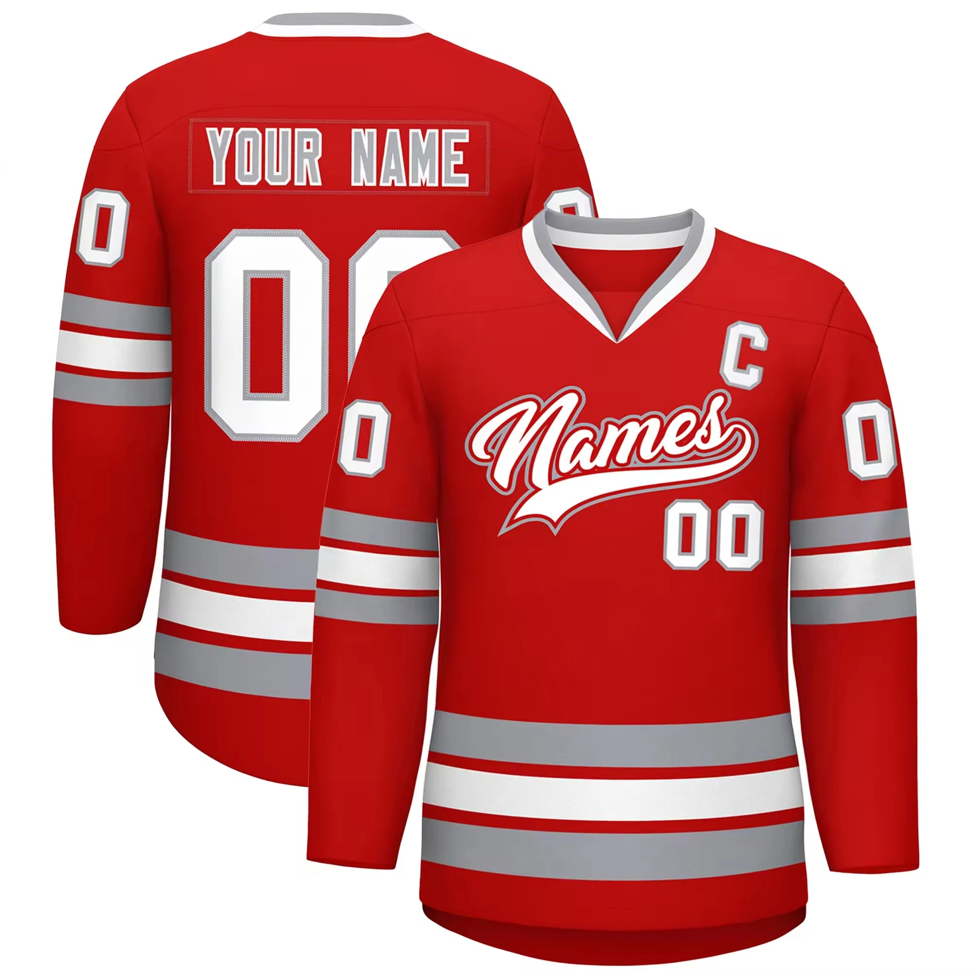 Customized Ice Hockey Jersey for Men Women Youth Sports Team Uniforms Sublimated Icehockey Jersey Set