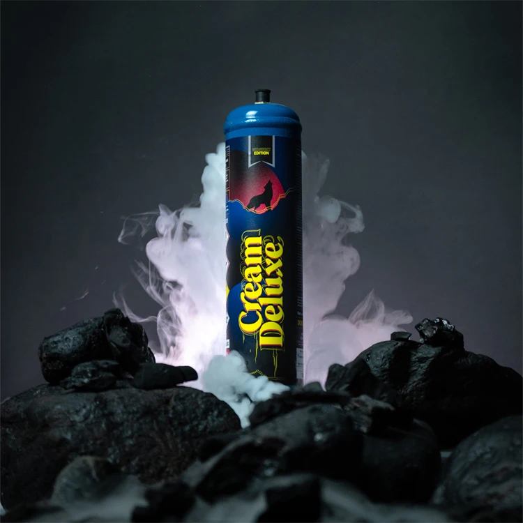 Bulk Supplier Selling Eco-friendly Cream Deluxe Smart Whipped Cream Chargers Midnight Edition 640g at Competitive Price