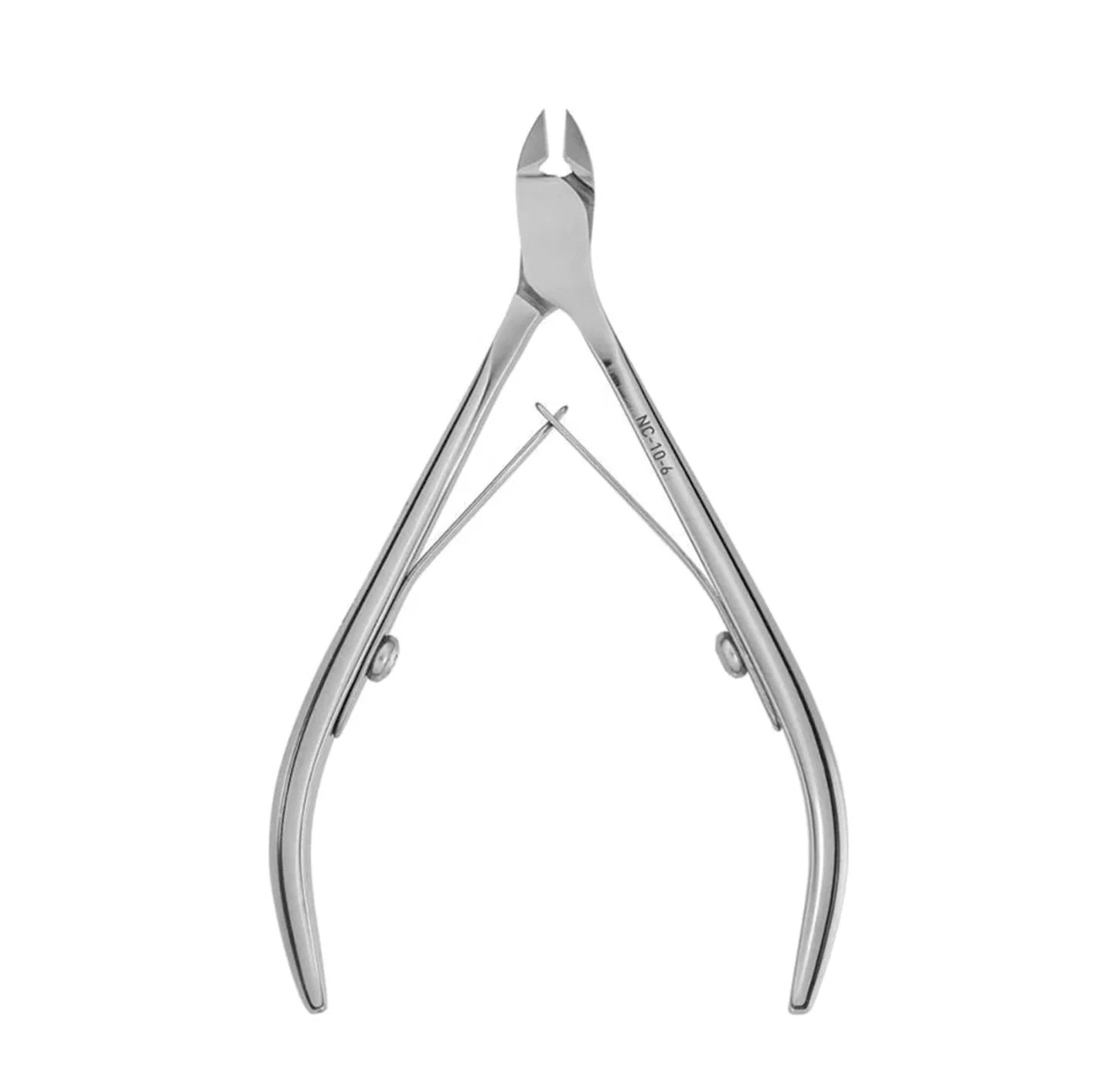 Classic Cuticle Nippers 10 Stainless Steel Precision Nail Trimmer Dead Skin Smooth 6mm Cutting Double Spring with Customize Logo