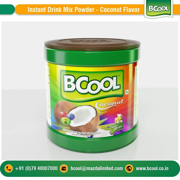 Factory Direct Supply of Private Label Soft Drink Delicious Coconut Flavor Instant Drink Mix Powder Available at Good Price