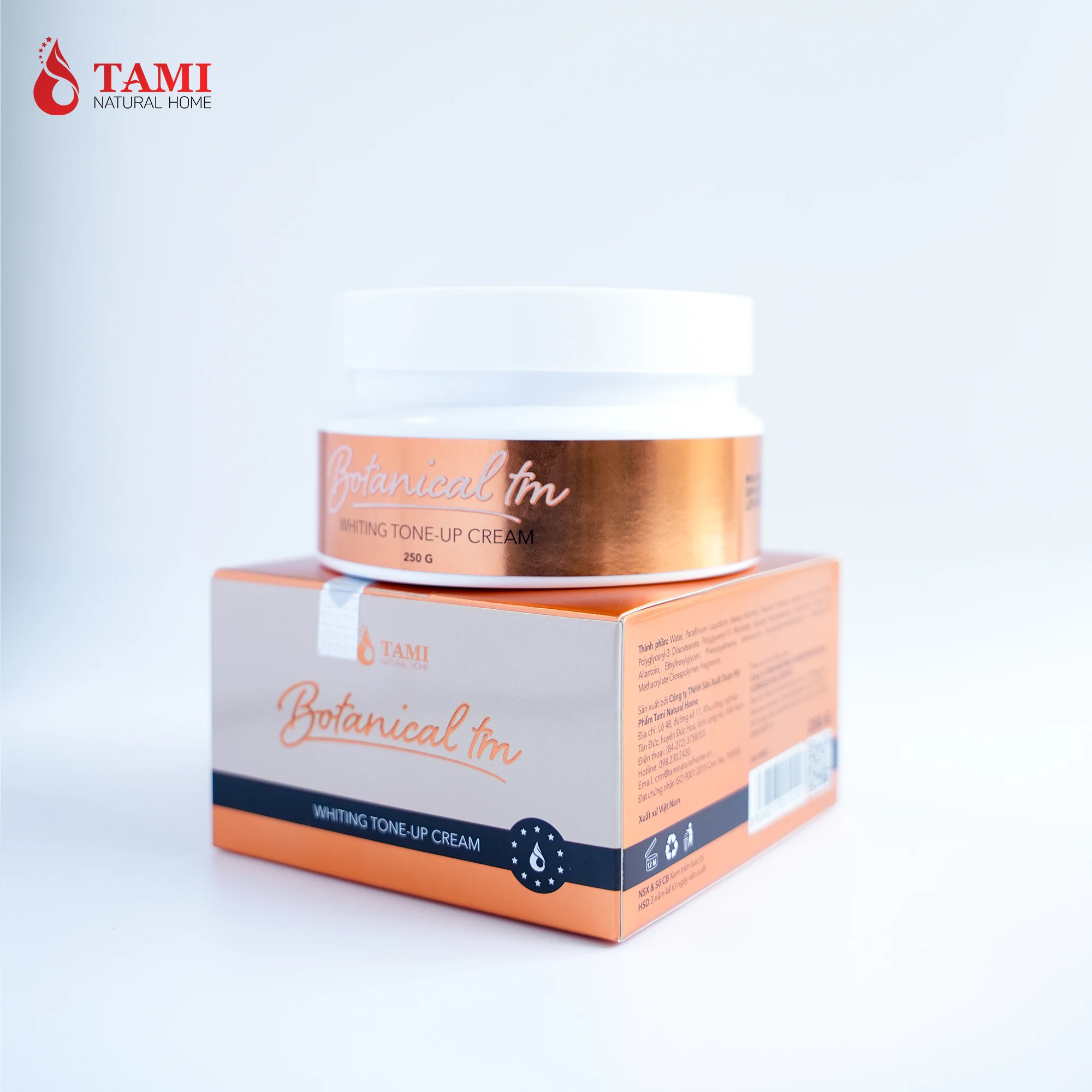 Wholesale Price Botanical TM - Whitening Tone-up Cream for Skin Brightening and Pigmentation Improvement 290g Made in Vietnam
