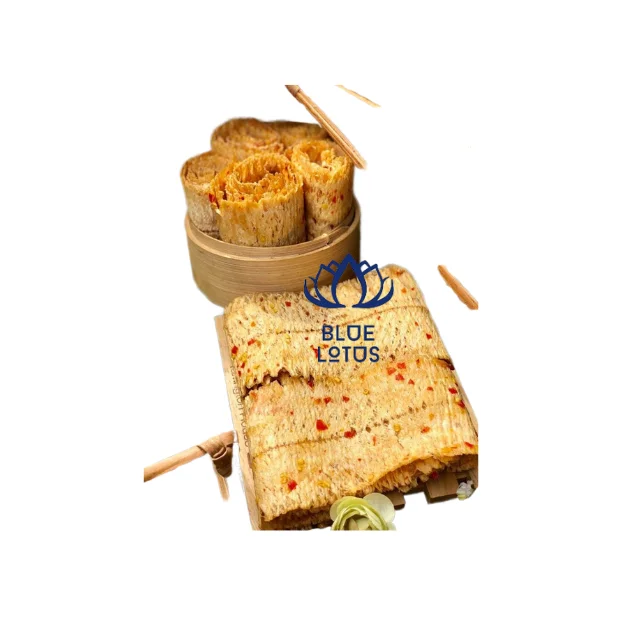 Dried rolled squid marinated in spicy butter Vietnamese speciality BEST-SELLING PRODUCT BLUE LOTUS COMPANY