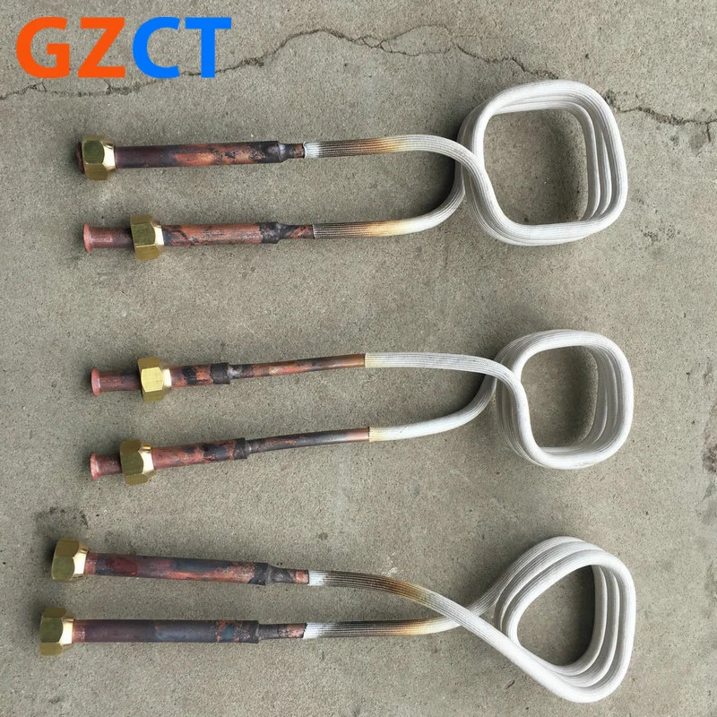 High Frequency Induction Heating Welding Coil Diamond Segment Inductive Heating Copper Hardening Coil