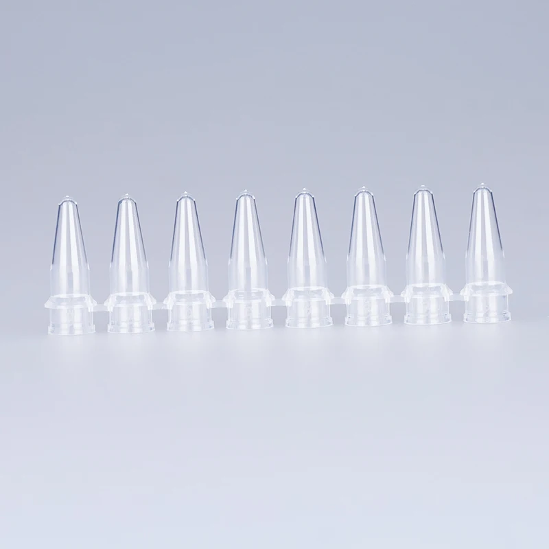 BBSP Прямая поставка с фабрики лабораторные одноразовые пластиковые белый прозрачный 0 1 мл 2 шины для легкового автомобиля пластик 8-стрипы 8 полосок пробирка ПЦР