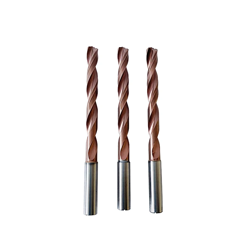 FULLOVE D10.8xL155 mm Tungsten Solid Cemented Carbide Drill Bits Through Coolant