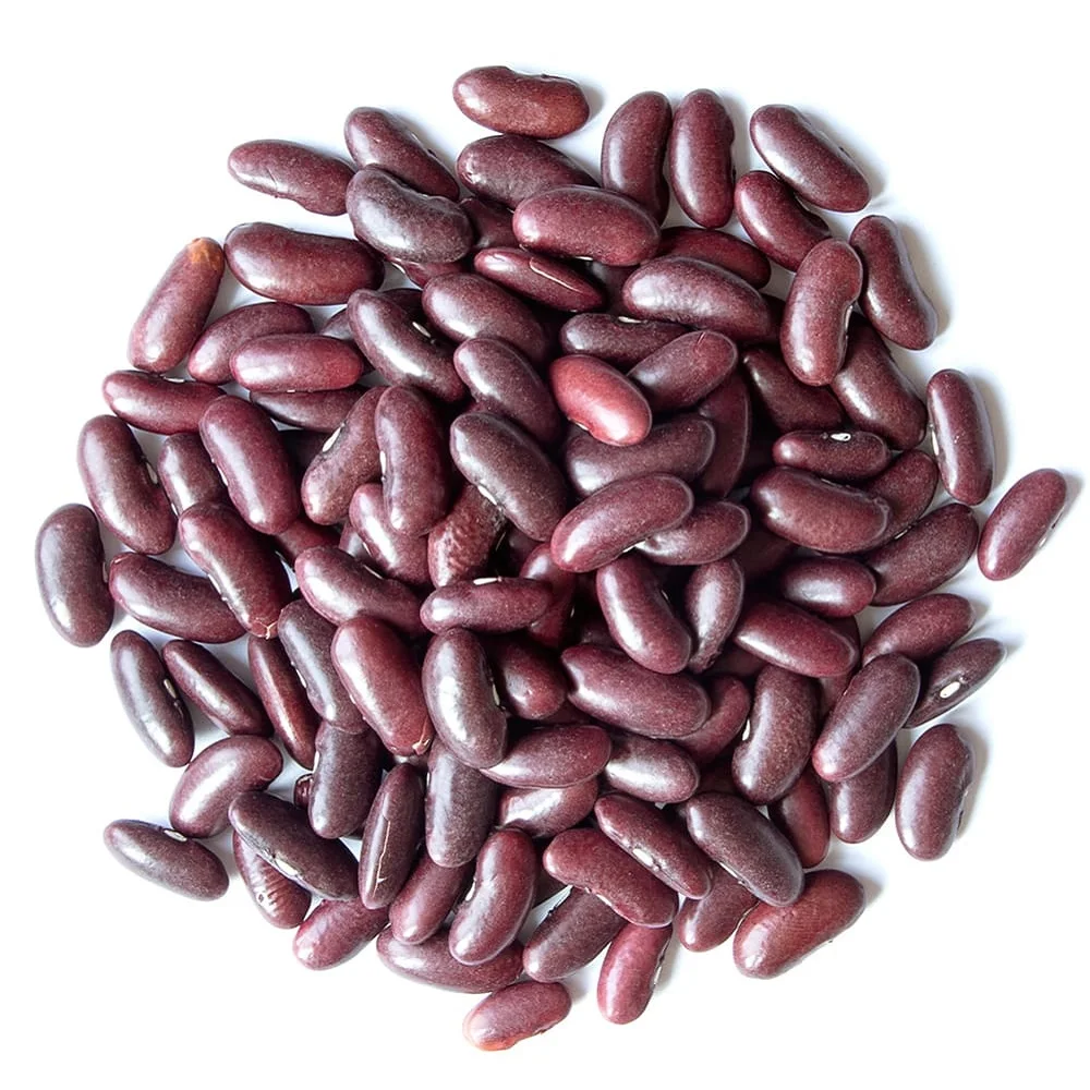 Polished Organic Non-GMO Dark Red Kidney Beans rice and beans red kidney bean