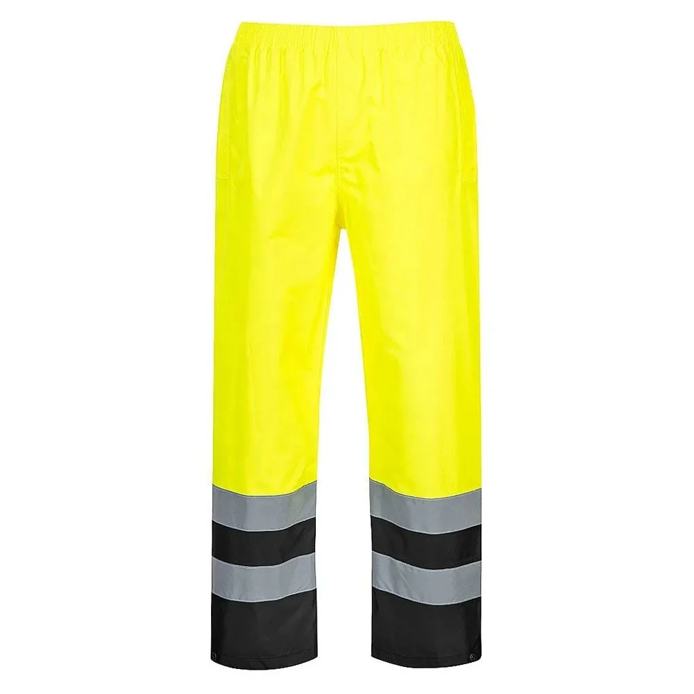 New Men High Visibility Reflective Safety Work pants\hi vis Working Cargo Pants