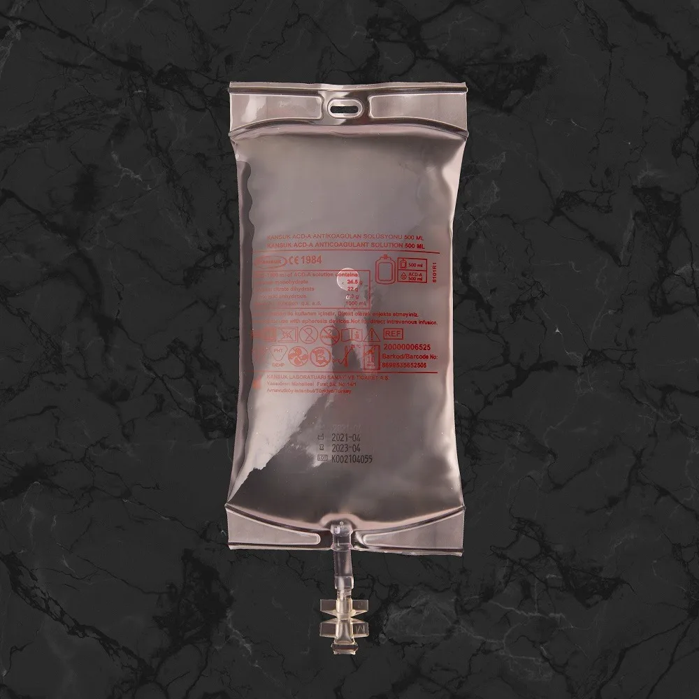 500ml Tripple Blood Bag Steril Medical Transfusion Device Single Quadruple Double Modules On Stock Best Quality Premium Product