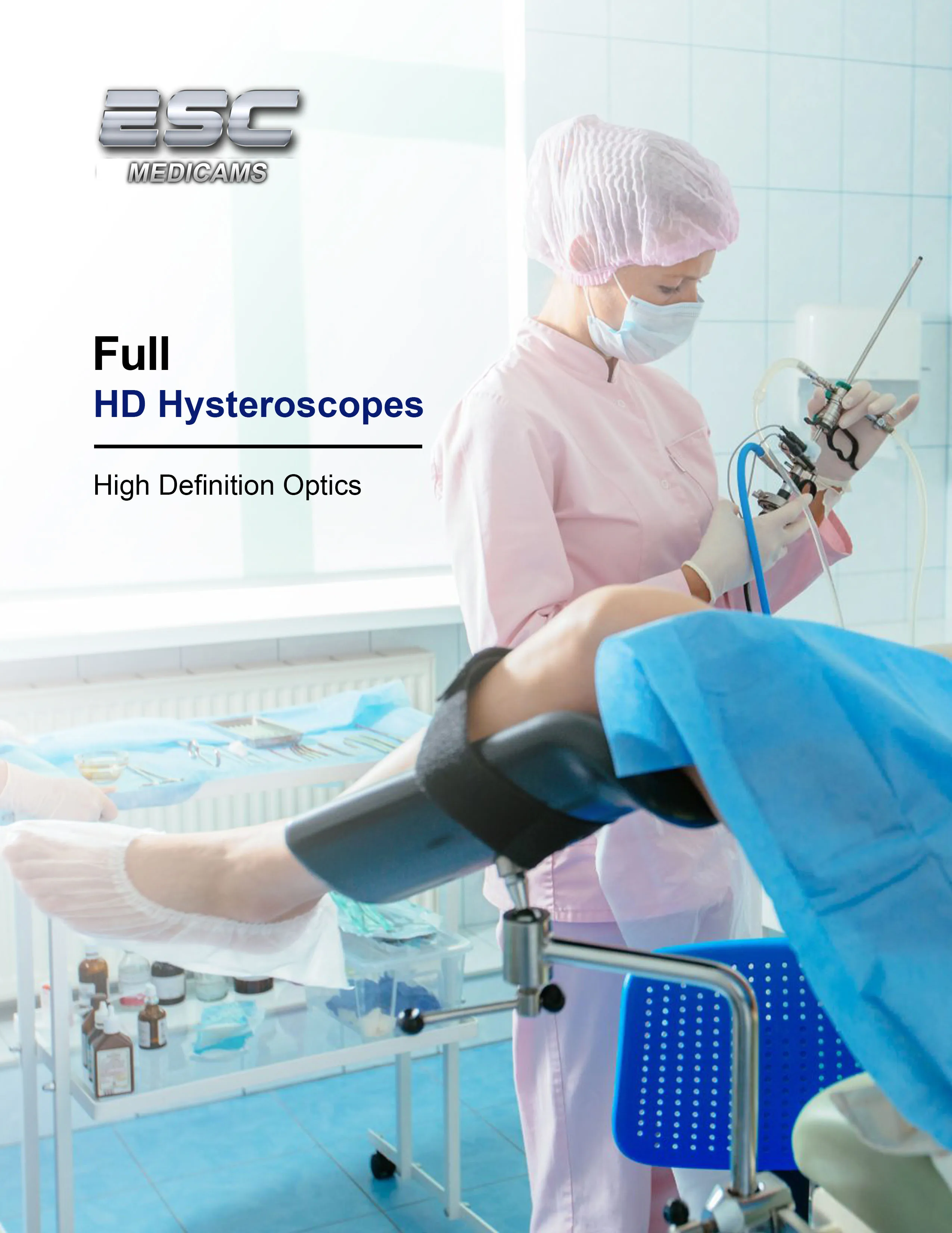 Hysteroscope 4mm 30 Degree Rigid Endoscope Urology Surgical Instruments Full HD Optics 1080p