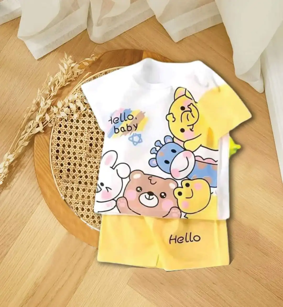 High Quality Custom Printing Kids T Shirt Wholesale T Shirts Cotton For Kids Blank Plain Kids T Shirt Collection from Bangladesh