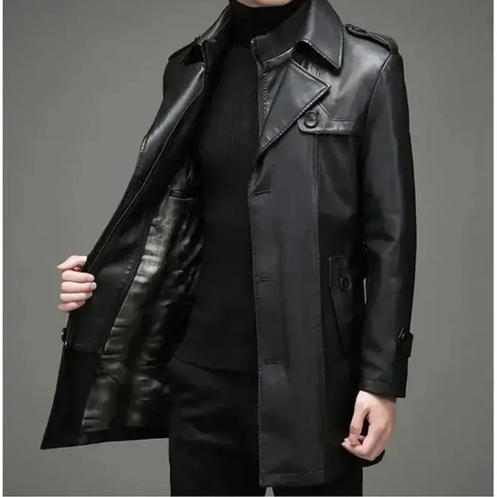 Vintage Distressed Brown Biker Genuine Sheepskin Lapel Collar Rider Crossover Quilted Asymmetric Hooded Leather Jacket