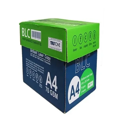 Hot Selling Brilliant Laser Copy/BLC 70gsm A4 Copy Paper Cheap A4 Paper