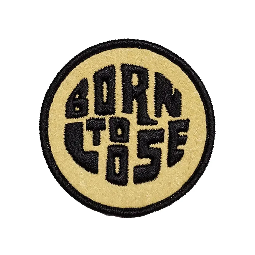 2024 Heat Transfer Press 3D Designer Garment Patches Embroidered Letter Logo Patch Custom Iron On Embroidery Patch For Clothes
