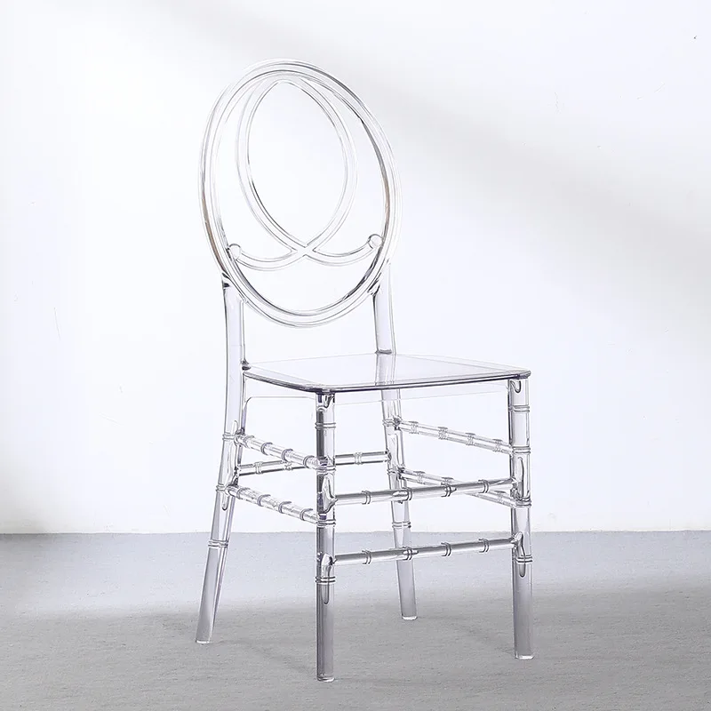 Transparent Crystal Chair Wholesale Party Clear Dining Acrylic Chair For Weddings