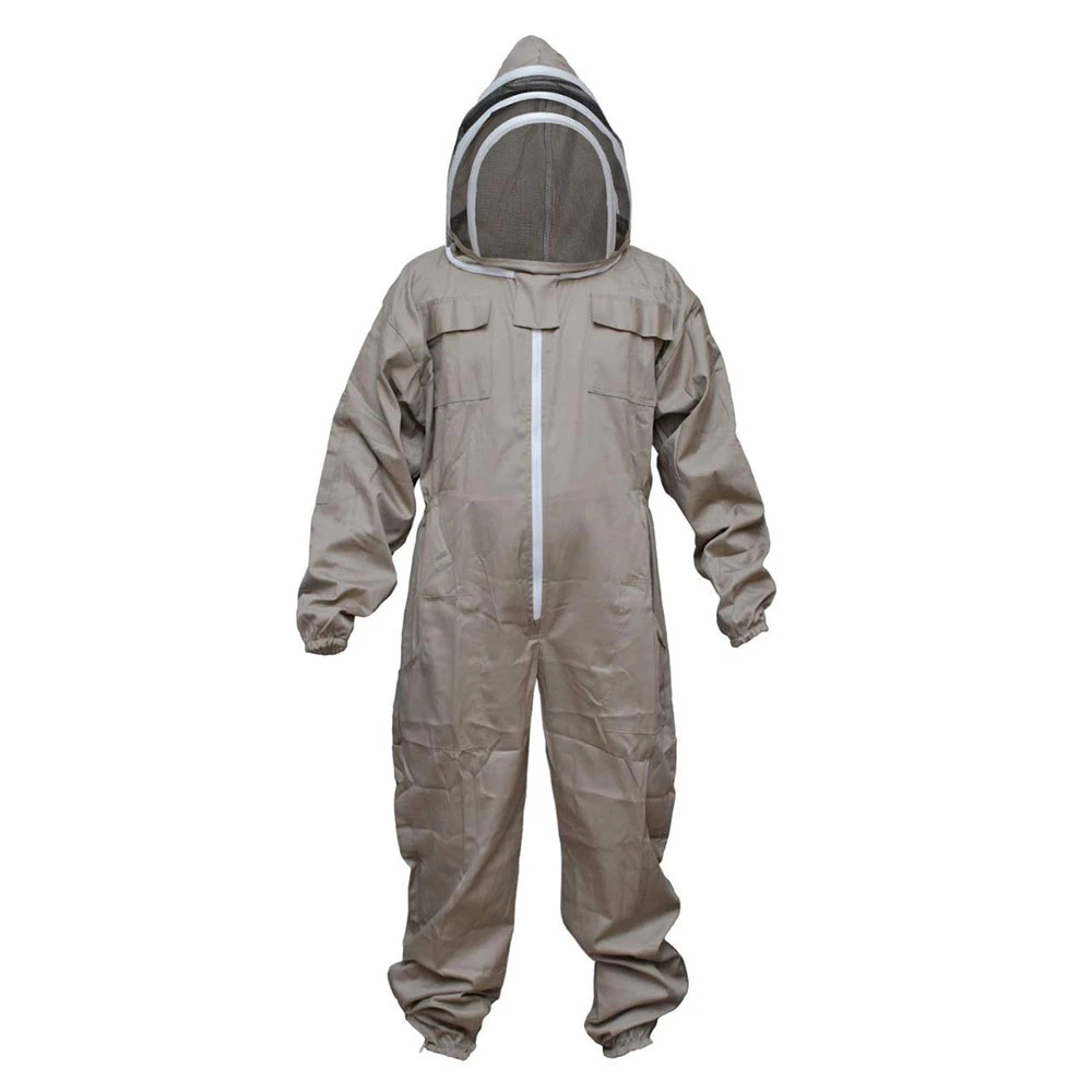 2024 Bee Suit for Men Sting Proof Made from 100% Thick Cotton for Professional Beekeepers with Veil (3XL) for beekeepers