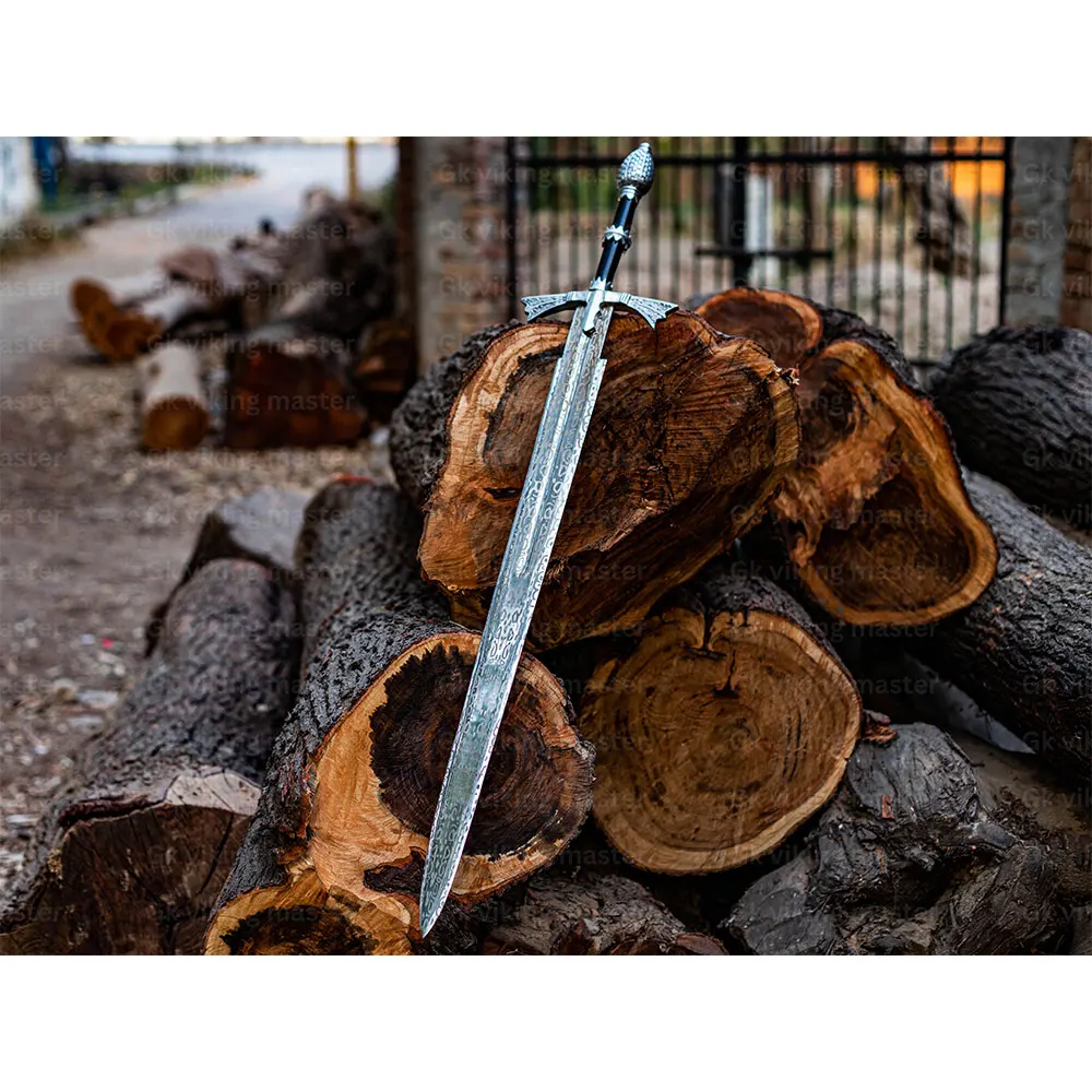 ew Arrival 2024 OEM Handcrafted Damascus steel Sword knife for Retailers & Wholesalers Handmade Damascus Steel Hunting Sword