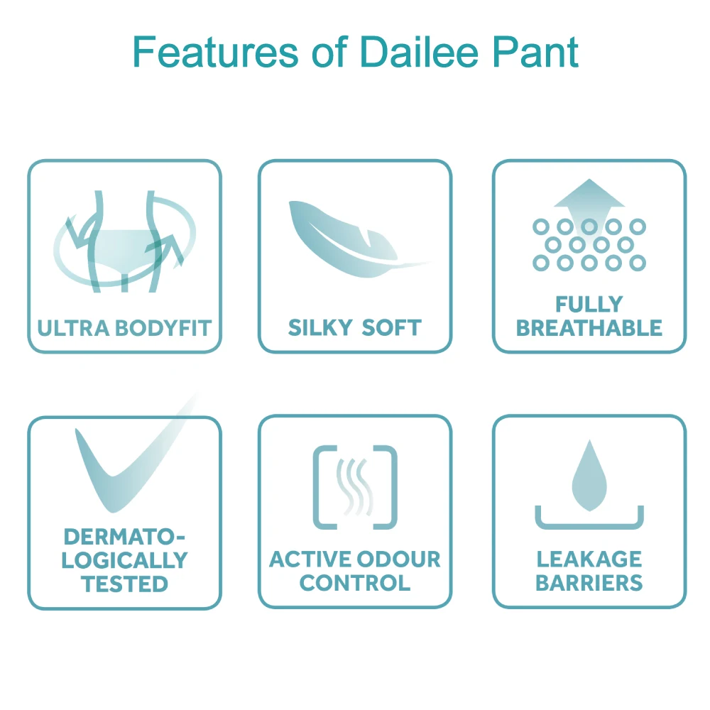 Top Quality Disposable Underpads Dailee Pant Super XL Premium Adult Care Incontinence 7 Drops Innpovative Technology