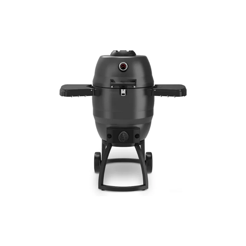 HOT 5000 Kamado Grill, 18.5-IN Diameter, Metallic Charcoal, Model 911470 - Insulated Steel, 280 sq. in. Cooking Space