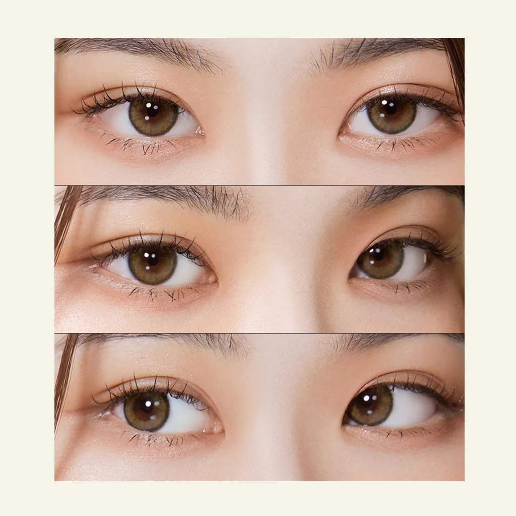 [OLOLA] 6 months high quality Dearsome 3 color Olive Green gray color contact lens Eye color for every occasion